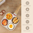 Load image into Gallery viewer, Thickened Nonstick Omelet Pan with Lid – 4 Cups Egg Skillet
