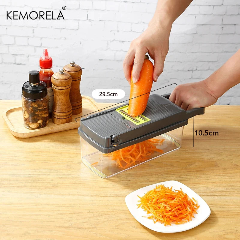 14/16-in-1 Multifunctional Vegetable Chopper – Slicer & Dicer