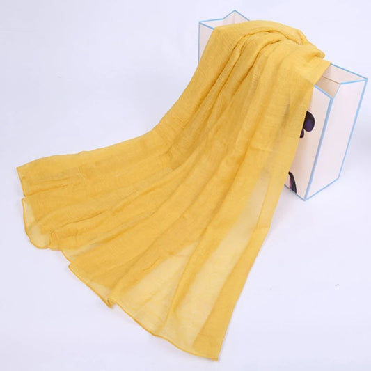 180x55cm Cotton Neckerchief Hijab Scarf for Women