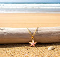 Load image into Gallery viewer, Summer Starfish Charm Necklace, Gift for Women, Witch Jewelry
